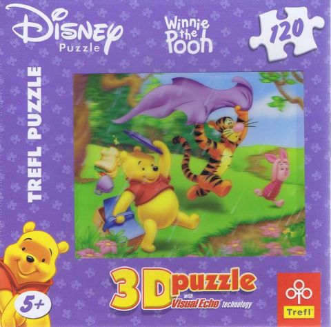 Winnie the Pooh, 3D, 120 brikker (1)